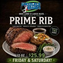 PRIME RIB (Friday & Saturday)